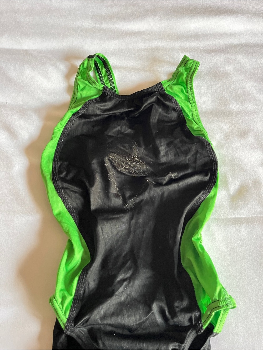 Speedo Fastskin FSII Recordbreaker Black & Lime Green Tech Suit Size 28 - Picture 13 of 14
